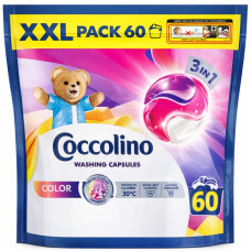 Капсули для прання кольорової білизни Coccolino Color 3in1 XXL Pack, 60 шт
